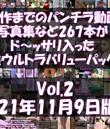 最新作までのパンチラ動画や写真集など267本がドッサリ入った最強ウルトラバリューパック！Vol.2（2021年11月9日版！）