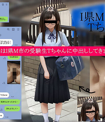 今回はI県M市の受験生Tちゃんに中出ししてきました。【2月10日まで高画質マン写＆本人目線モザイク無し画像付き】
