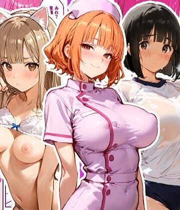 3姉妹の妹たちがコスプレで兄を誘惑してハーレムえっち！